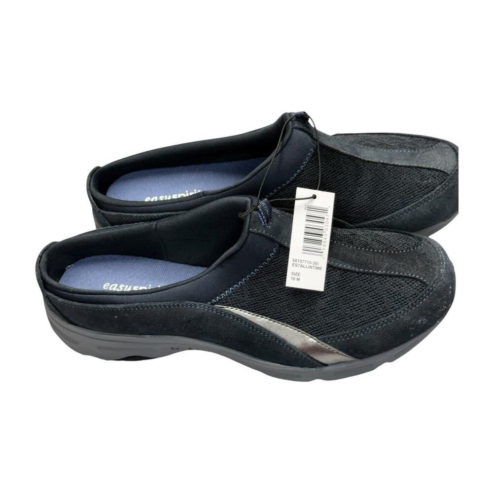 Easy Spirit Traveltime Navy Blue White Clog Sneakers Womens Size 10M NWT - Picture 2 of 6